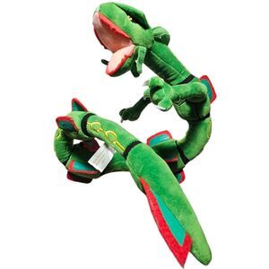 Pokemon Center 30" Rayquaza Poseable Bendable Plush Stuffed Animal Dragon